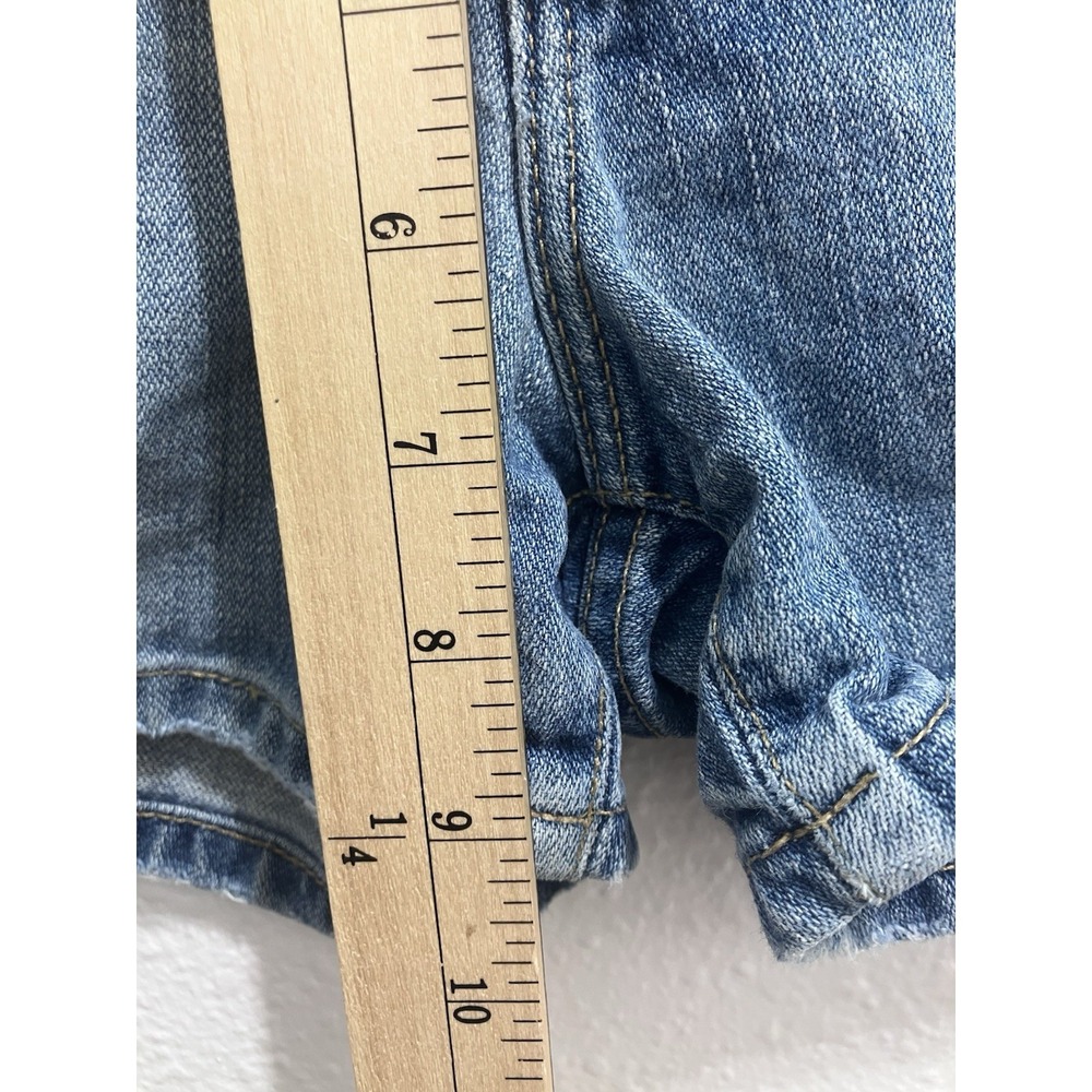 BKE Denim Cut Off Shorts 27/6 Blue Cotton Low Rise 2.5 in Inseam 5-Pocket - Picture 3 of 10